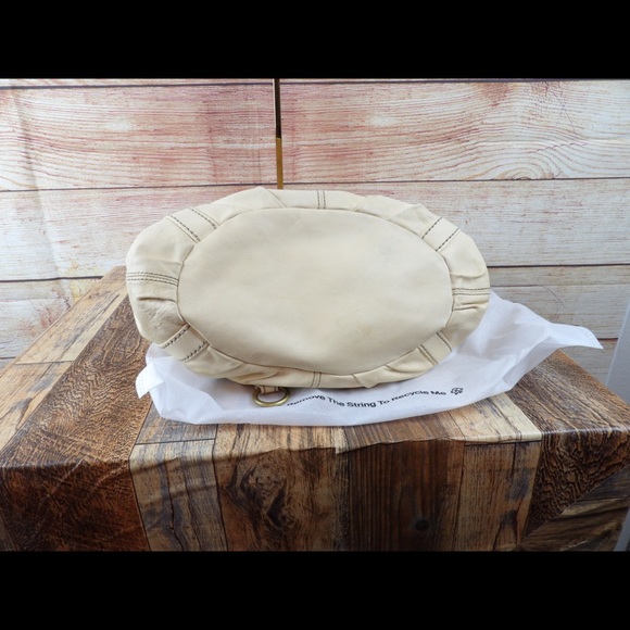 Frye natural leather drawstring tote - Picture 3 of 7